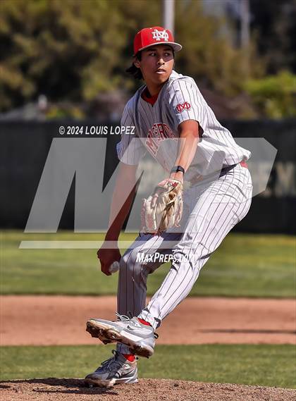 Thumbnail 1 in Mater Dei @ Damien (CIF SS DIV 1 Playoff) photogallery.