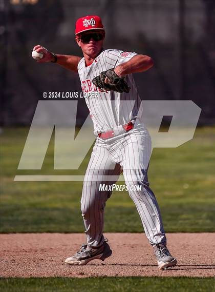 Thumbnail 2 in Mater Dei @ Damien (CIF SS DIV 1 Playoff) photogallery.