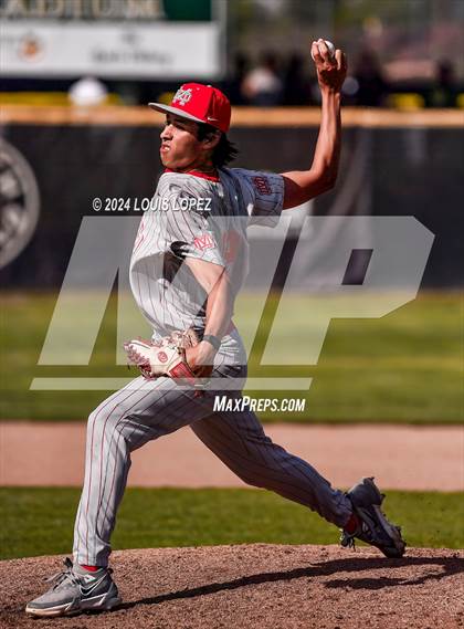 Thumbnail 2 in Mater Dei @ Damien (CIF SS DIV 1 Playoff) photogallery.