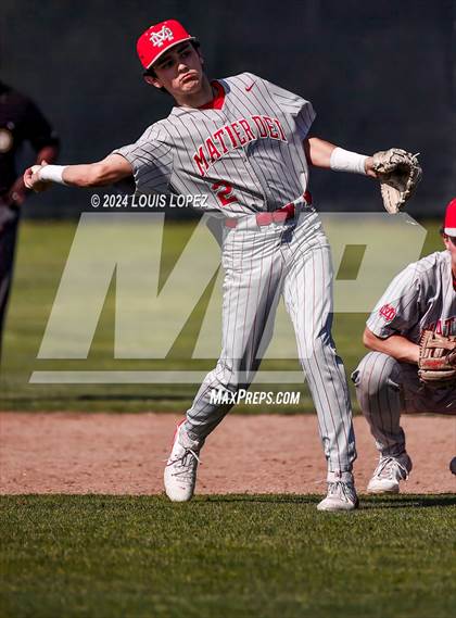 Thumbnail 1 in Mater Dei @ Damien (CIF SS DIV 1 Playoff) photogallery.