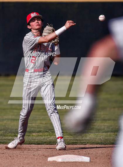 Thumbnail 2 in Mater Dei @ Damien (CIF SS DIV 1 Playoff) photogallery.