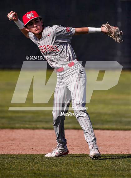 Thumbnail 1 in Mater Dei @ Damien (CIF SS DIV 1 Playoff) photogallery.