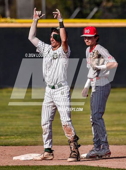Thumbnail 1 in Mater Dei @ Damien (CIF SS DIV 1 Playoff) photogallery.
