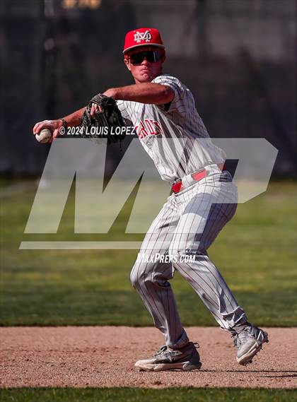 Thumbnail 1 in Mater Dei @ Damien (CIF SS DIV 1 Playoff) photogallery.