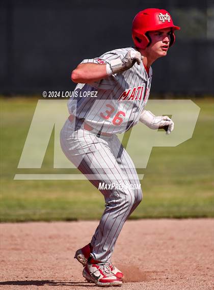 Thumbnail 1 in Mater Dei @ Damien (CIF SS DIV 1 Playoff) photogallery.