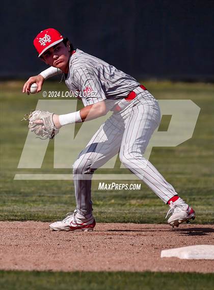Thumbnail 1 in Mater Dei @ Damien (CIF SS DIV 1 Playoff) photogallery.