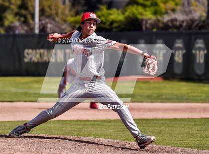 Thumbnail 1 in Mater Dei @ Damien (CIF SS DIV 1 Playoff) photogallery.