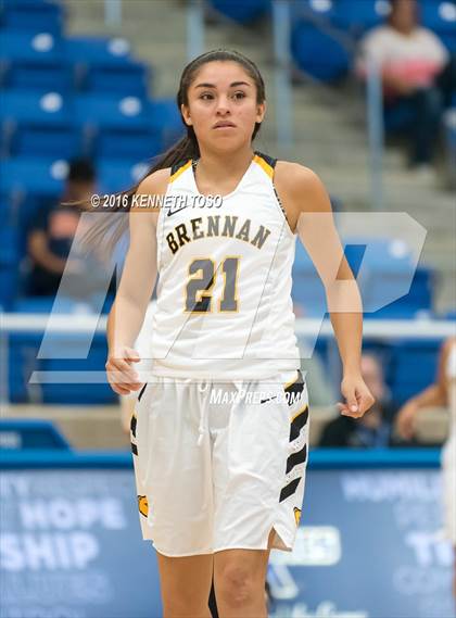 Thumbnail 2 in Plano East @ Brennan (NISD Girls Basketball Tournament) photogallery.