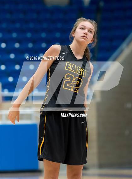 Thumbnail 2 in Plano East @ Brennan (NISD Girls Basketball Tournament) photogallery.