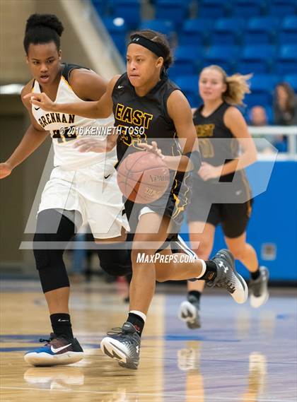 Thumbnail 2 in Plano East @ Brennan (NISD Girls Basketball Tournament) photogallery.
