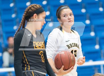 Thumbnail 3 in Plano East @ Brennan (NISD Girls Basketball Tournament) photogallery.