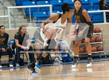 Thumbnail 2 in Plano East @ Brennan (NISD Girls Basketball Tournament) photogallery.