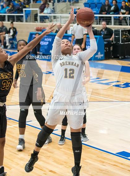 Thumbnail 2 in Plano East @ Brennan (NISD Girls Basketball Tournament) photogallery.