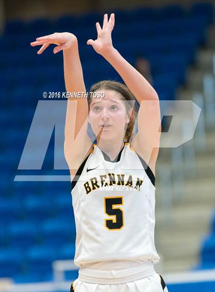 Thumbnail 1 in Plano East @ Brennan (NISD Girls Basketball Tournament) photogallery.