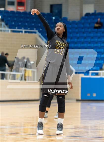 Thumbnail 3 in Plano East @ Brennan (NISD Girls Basketball Tournament) photogallery.