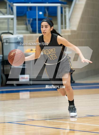 Thumbnail 1 in Plano East @ Brennan (NISD Girls Basketball Tournament) photogallery.