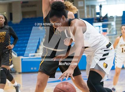Thumbnail 3 in Plano East @ Brennan (NISD Girls Basketball Tournament) photogallery.