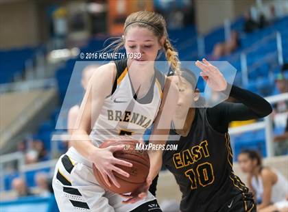 Thumbnail 1 in Plano East @ Brennan (NISD Girls Basketball Tournament) photogallery.