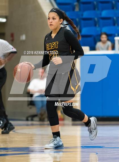 Thumbnail 1 in Plano East @ Brennan (NISD Girls Basketball Tournament) photogallery.