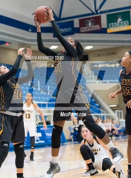 Thumbnail 3 in Plano East @ Brennan (NISD Girls Basketball Tournament) photogallery.
