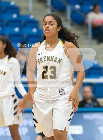 Thumbnail 1 in Plano East @ Brennan (NISD Girls Basketball Tournament) photogallery.