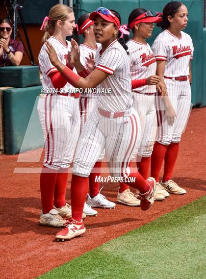 Thumbnail 2 in Melissa vs. Lake Belton (UIL Softball 5A Semifinal) photogallery.