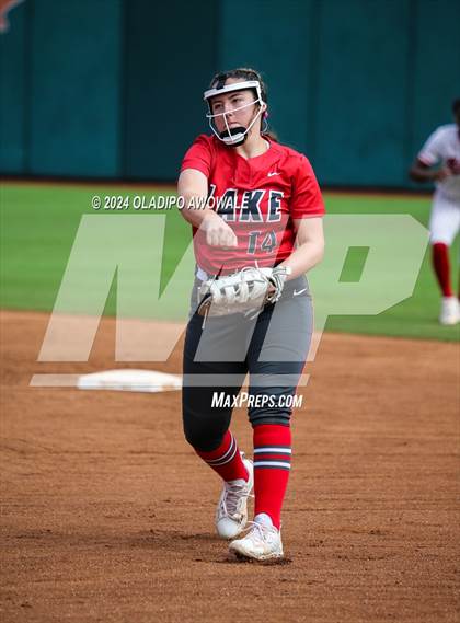 Thumbnail 3 in Melissa vs. Lake Belton (UIL Softball 5A Semifinal) photogallery.