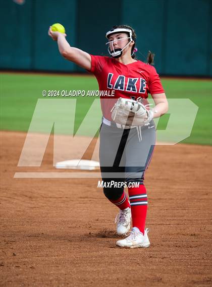 Thumbnail 2 in Melissa vs. Lake Belton (UIL Softball 5A Semifinal) photogallery.