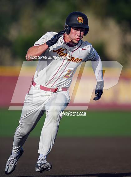 Thumbnail 2 in Bishop O'Dowd vs. Cardinal Newman (CIF NCS Semi-Final) photogallery.