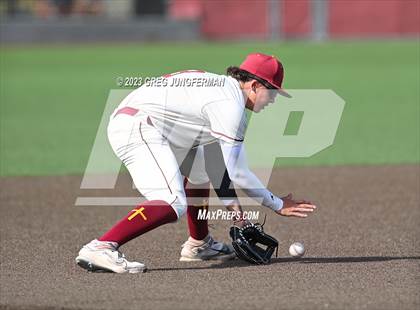 Thumbnail 2 in Bishop O'Dowd vs. Cardinal Newman (CIF NCS Semi-Final) photogallery.