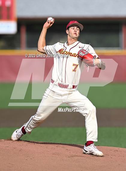 Thumbnail 2 in Bishop O'Dowd vs. Cardinal Newman (CIF NCS Semi-Final) photogallery.