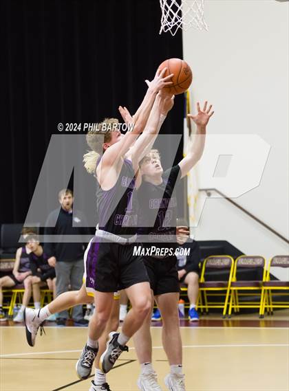 Thumbnail 2 in Granville Christian Academy @ Liberty Christian Academy (OHSAA Central District Division IV Central 2 Round 1) photogallery.