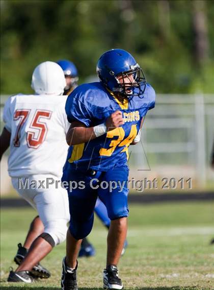 Thumbnail 3 in Channelview vs. Dobie (Freshmen A) photogallery.