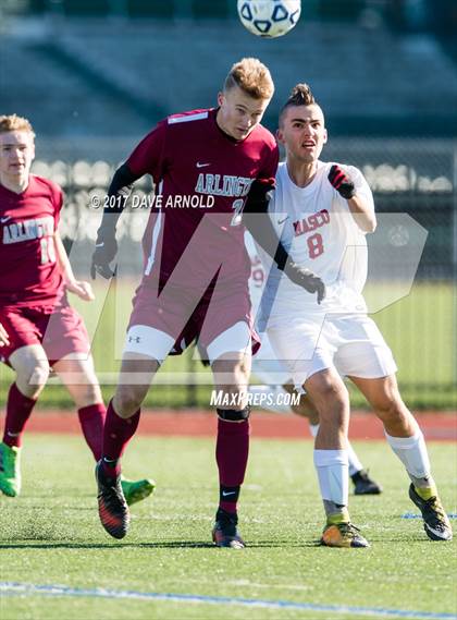 Thumbnail 2 in Arlington @ Masconomet Regional (MIAA Division 2 North Semifinal) photogallery.