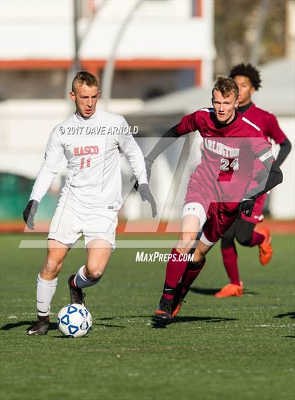 Thumbnail 3 in Arlington @ Masconomet Regional (MIAA Division 2 North Semifinal) photogallery.