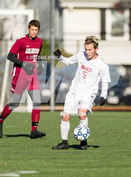 Thumbnail 3 in Arlington @ Masconomet Regional (MIAA Division 2 North Semifinal) photogallery.