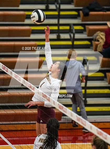 Thumbnail 3 in Brownstown Central vs. Brebeuf Jesuit Preparatory (Regional Championship) photogallery.