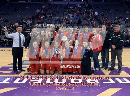Thumbnail 3 in Rosary Academy (CIF State D1 Award Photos) photogallery.