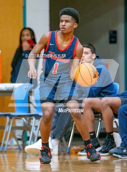 Thumbnail 3 in Trinity Christian vs. Freedom Christian Academy (SAC Conference Semi-Final) photogallery.
