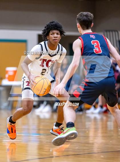 Thumbnail 1 in Trinity Christian vs. Freedom Christian Academy (SAC Conference Semi-Final) photogallery.