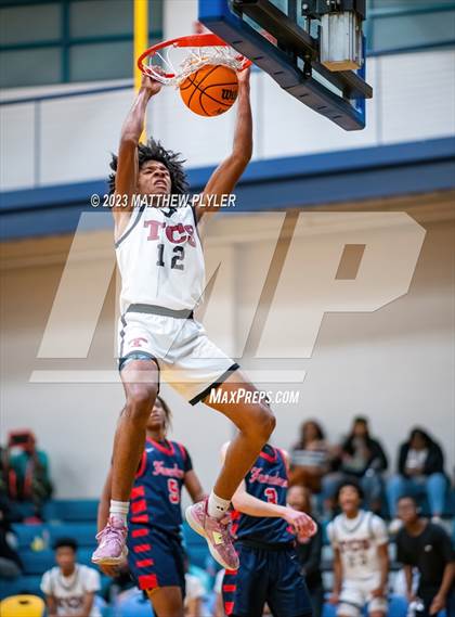 Thumbnail 3 in Trinity Christian vs. Freedom Christian Academy (SAC Conference Semi-Final) photogallery.