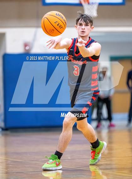 Thumbnail 1 in Trinity Christian vs. Freedom Christian Academy (SAC Conference Semi-Final) photogallery.