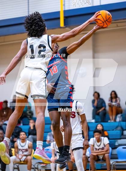 Thumbnail 2 in Trinity Christian vs. Freedom Christian Academy (SAC Conference Semi-Final) photogallery.