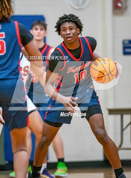 Thumbnail 2 in Trinity Christian vs. Freedom Christian Academy (SAC Conference Semi-Final) photogallery.