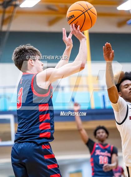 Thumbnail 1 in Trinity Christian vs. Freedom Christian Academy (SAC Conference Semi-Final) photogallery.