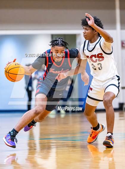 Thumbnail 3 in Trinity Christian vs. Freedom Christian Academy (SAC Conference Semi-Final) photogallery.