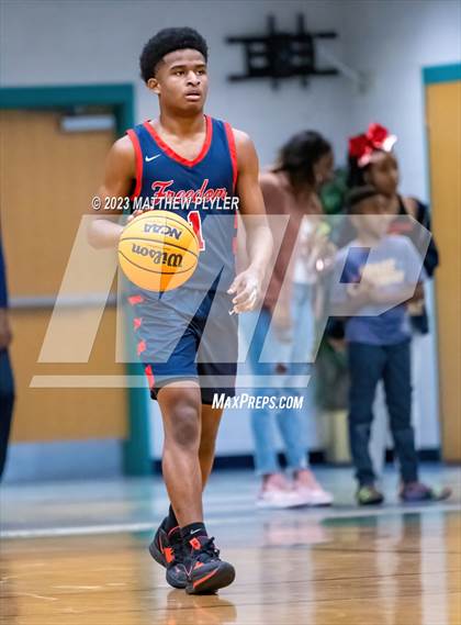 Thumbnail 2 in Trinity Christian vs. Freedom Christian Academy (SAC Conference Semi-Final) photogallery.
