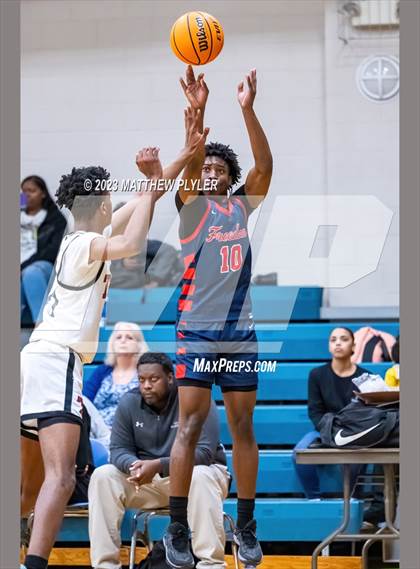 Thumbnail 1 in Trinity Christian vs. Freedom Christian Academy (SAC Conference Semi-Final) photogallery.