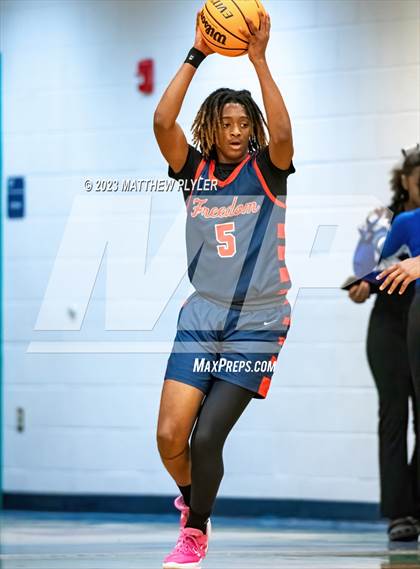 Thumbnail 2 in Trinity Christian vs. Freedom Christian Academy (SAC Conference Semi-Final) photogallery.