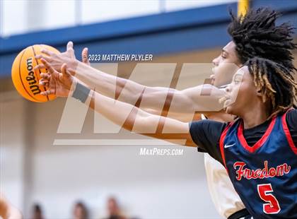 Thumbnail 2 in Trinity Christian vs. Freedom Christian Academy (SAC Conference Semi-Final) photogallery.